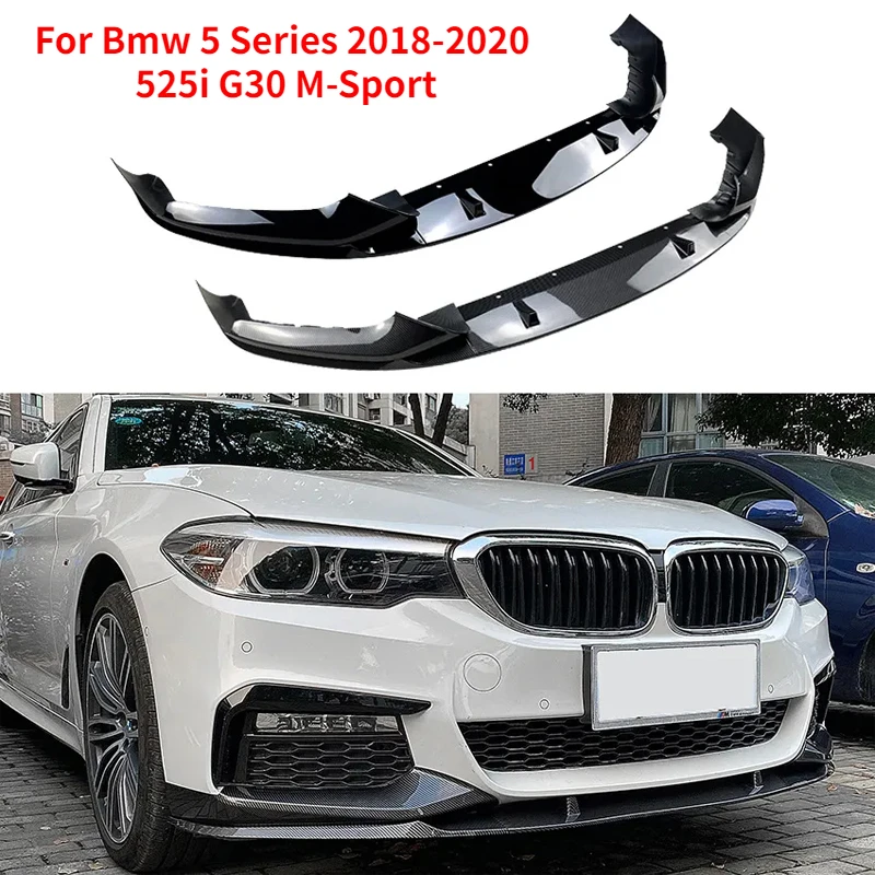 

Front Bumper Lip Spoiler Splitter Diffuser Cover For Bmw 5 Series 2018-2020 525i 530i G30 G31 M-Sport Car Guard Body Kit Trim