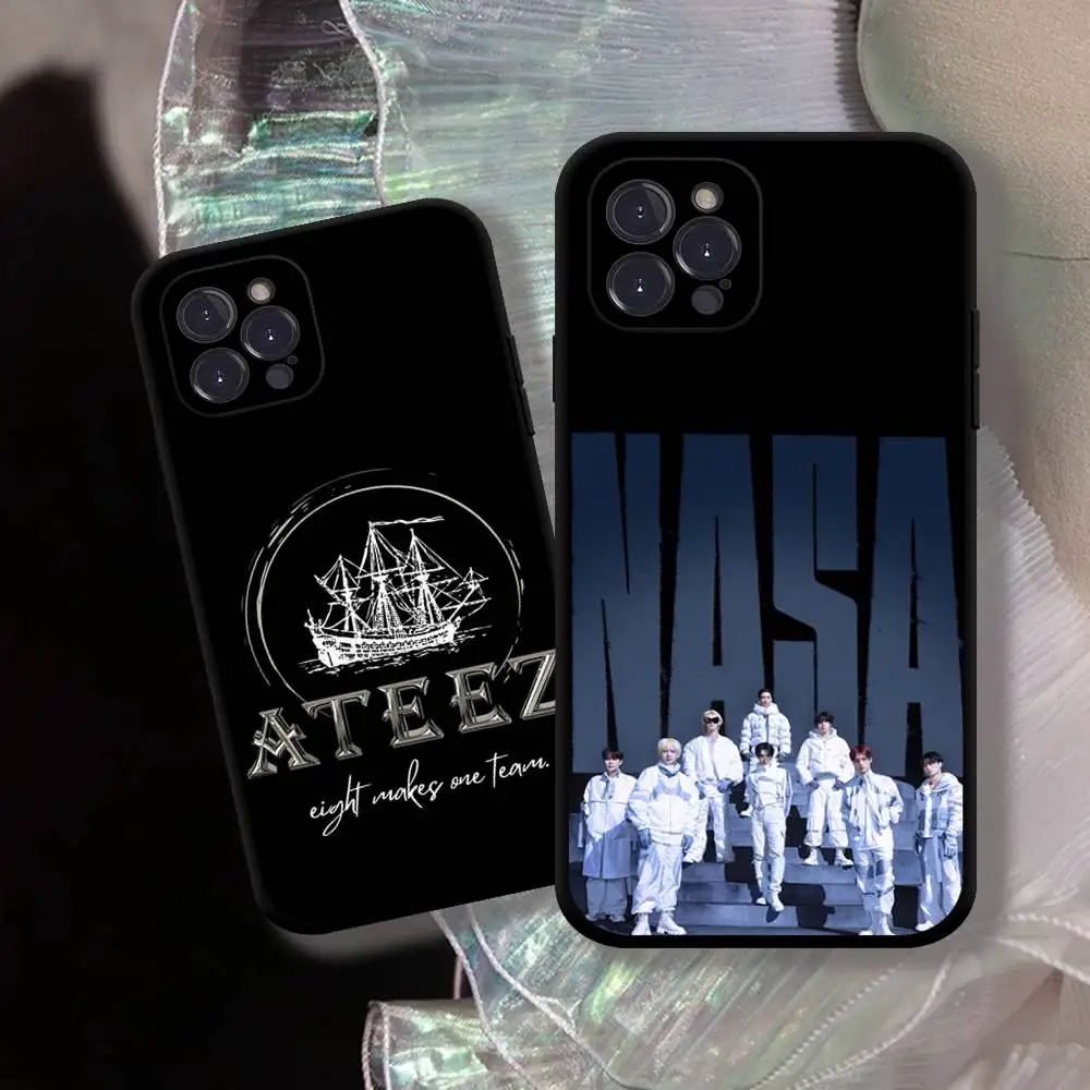 Cool Korea Kpop Band A-ATEEZ Phone Case For iphone 17 16 15 16e 14 13 12 11 Pro Max Plus Case Cover Coque