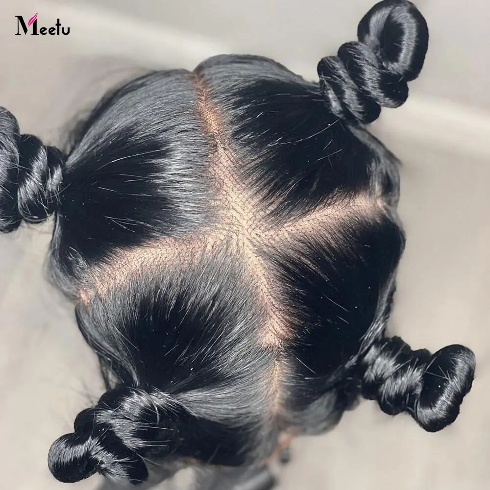

Meetu Full Lace Wig Glueless Body Wave Lace Front Wig 180 Density Transparent Lace Wigs For Women PrePlucked Brazilian Hair Wigs