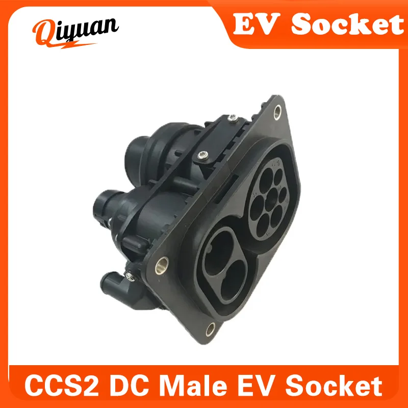 CCS 2 COMBO EVSE PHEV adattatore presa di ricarica laterale per auto elettrica CCS2 connettore per caricabatterie EV 200A DC 9Pin per CCS 2 tipo 2