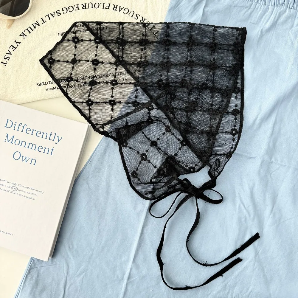 

Breathable Lace Retro Lace Hair Accessories Solid Color Headbands for Women Print Hair Bandana