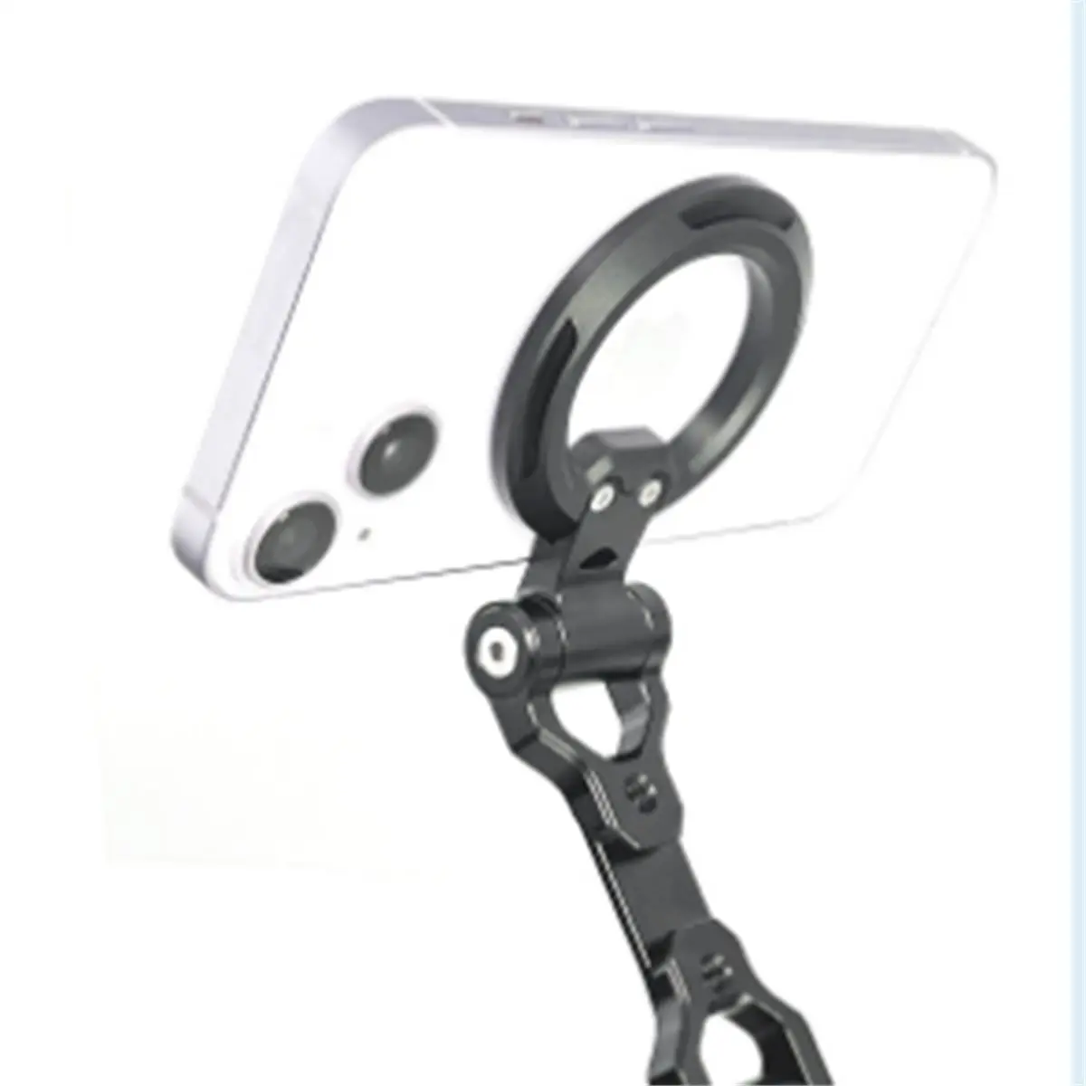Magnetic Phone Holder Tripod Mount with 1/4inch Cold Shoe Camera Adapter for 16-12 Camera Tripod Monitor