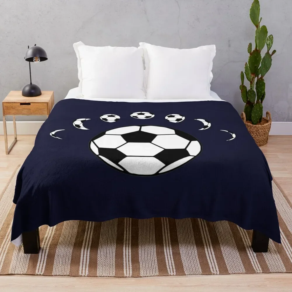 

Soccer ball Throw Blanket Baby Soft Plush Plaid Furrys Giant Sofa Shaggy Blankets