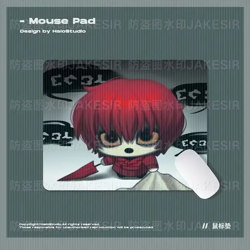 Anime Mouse Pad Oni Homicipher Premium Deskmats Game Professional E-Sports Mousepad High Quality Non-slip Keyboard Pad