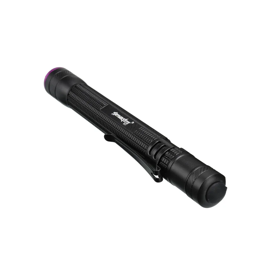 Sky Wolf Eye UV 395nm Luz negra: linterna para colección de monedas Autenticación auxiliar y detección de agentes fluorescentes UV