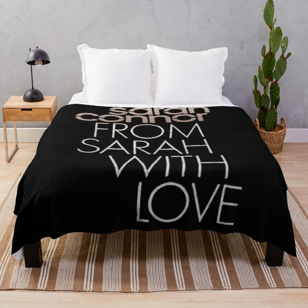 

Sarah Connor classic t-shirts Throw Blanket Decorative Sofa Soft Flannel Blankets