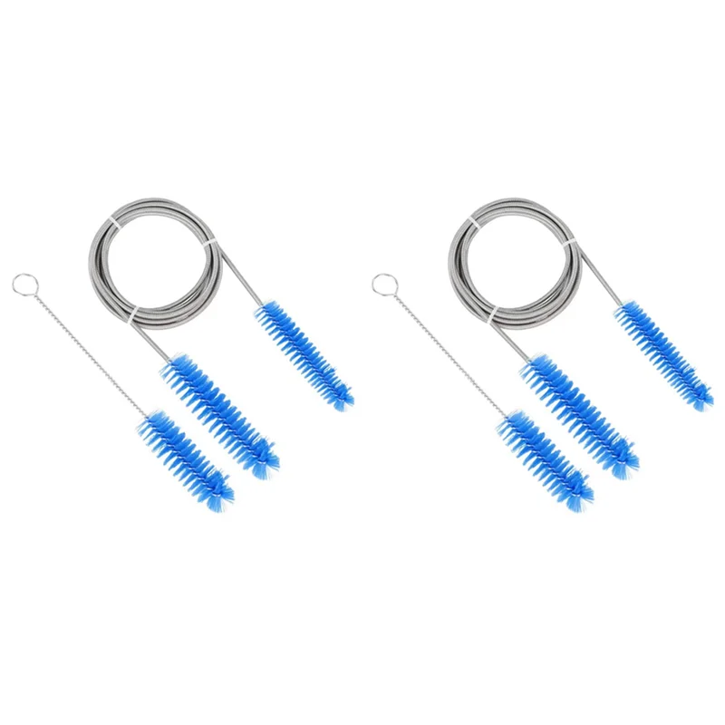 ABRS-2X Brush Diameter 15Mm 19Mm - CPAP Tube Cleaning Brush- Suitable For Most CPAP Hose Type (Blue)