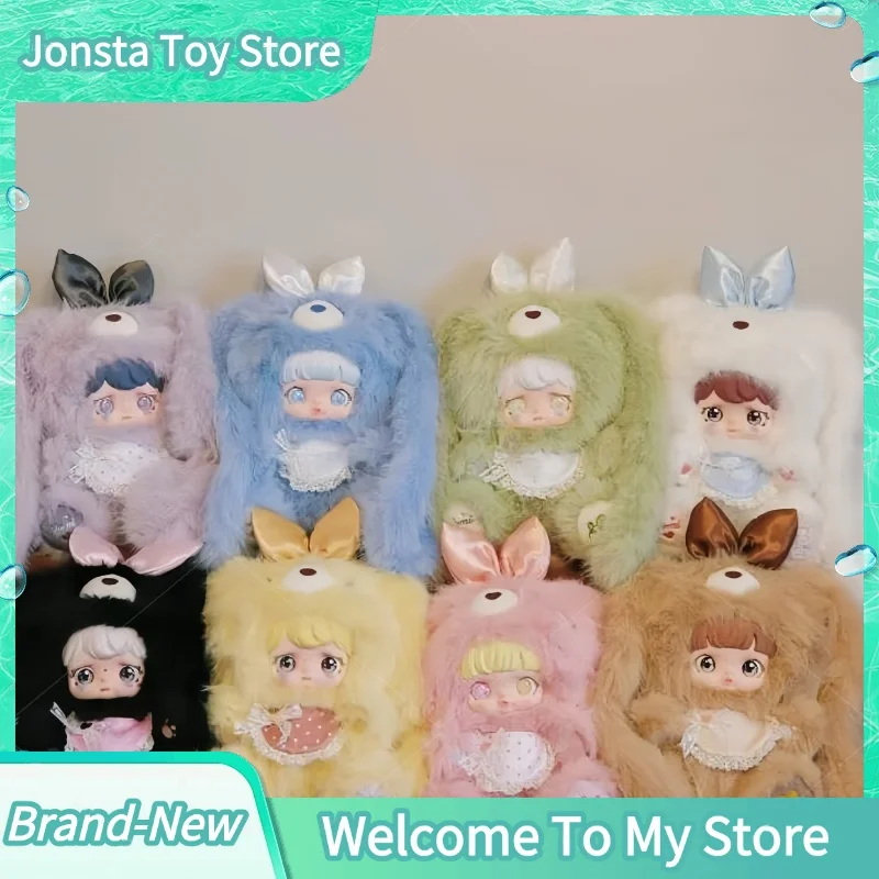 

Yomi 800% Fluffy Cute Bunny Vinyl Plush Doll Flower Whisper Blind Box Large Size Desktop Ornament Home Decor Gifts For Women