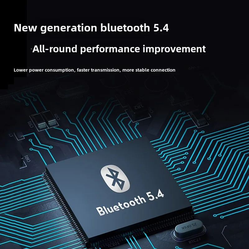 MIFO O5 Третья наушники-вкладыши Bluetooth 5,4 Водонепроницаемые спортивные наушники с шумоподавлением Bass True Wireless Наушники с длительным сроком службы батареи