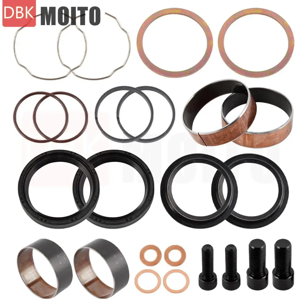 

For Harley Dyna FLD Street Bob FXD 2006-2017 Motorcycle 49mm Front End Fork Leg Seals Rebuild Kit Set Enduro Accessories