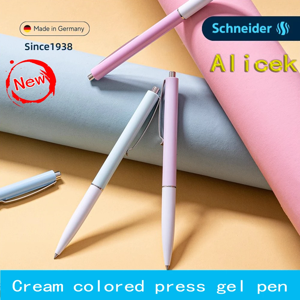 

2025 New Schneider Gel Pens Alicek Waterproof Quick Drying Ink G2 Refill School Supplies Kawaii Stationery Pens for Writing