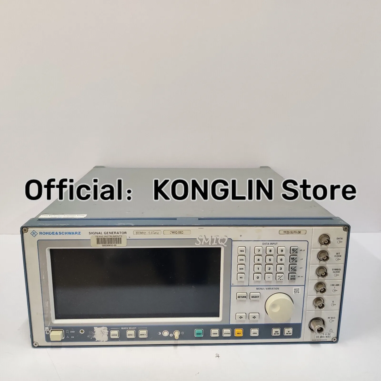 Used Rohde & Schwarz SMIQ 06B 300 KHz to 6.4 GHz Vector Signal Generator
