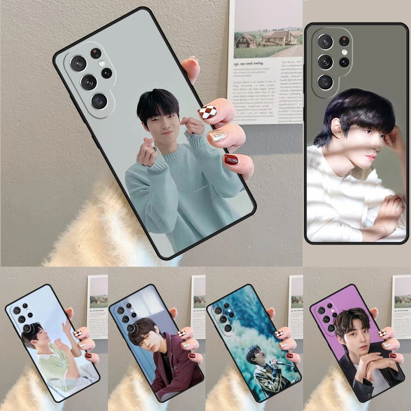 Korean actors Hwang In Youp phone case Cover For Samsung Galaxy S24 Ultra S21 S22 Ultra S8 S9 S10E Note 10 Plus Note 20 FE S23