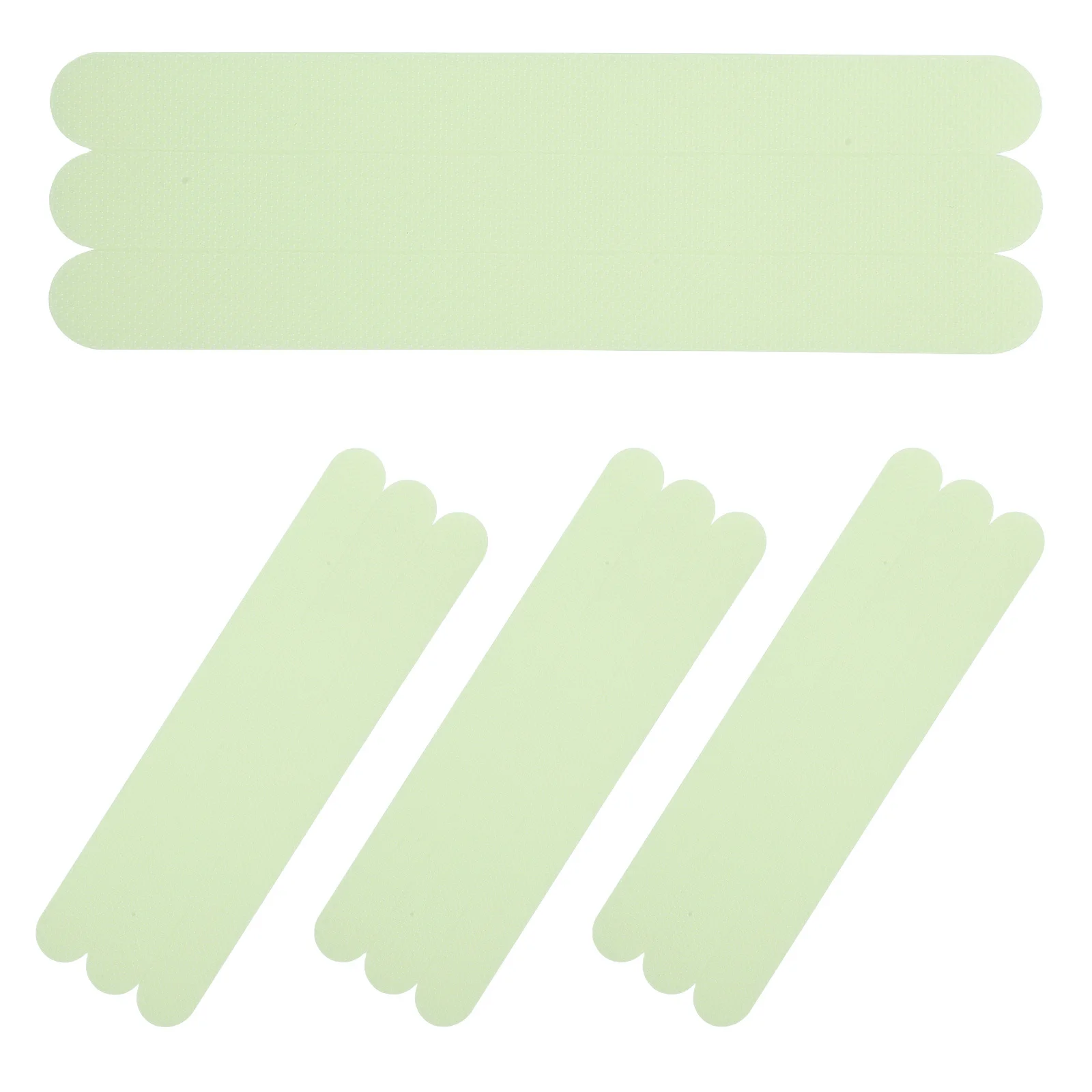 12 szt. Antypoślizgowe nakładki na schody, świecące w ciemności, taśma antypoślizgowa do użytku wewnątrz i na zewnątrz, do podłóg prysznicowych i w wannach.