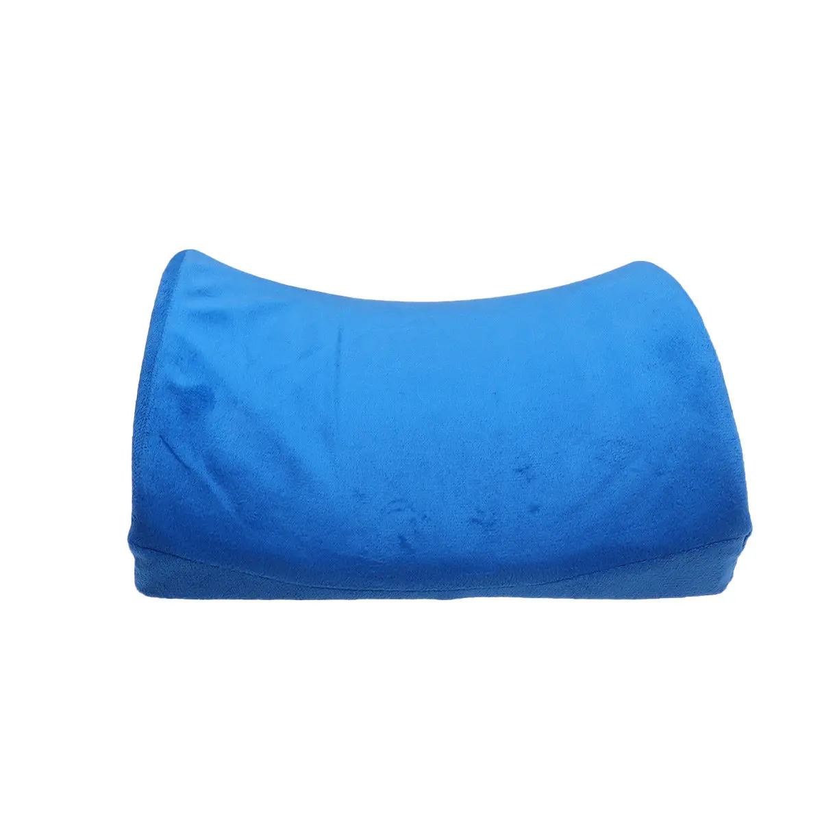 Blue Thicken Back Cushion Lumbar Support Pillow Spine Coccyx Protector Ergonomic Seat Pad for Office Study Home Driving