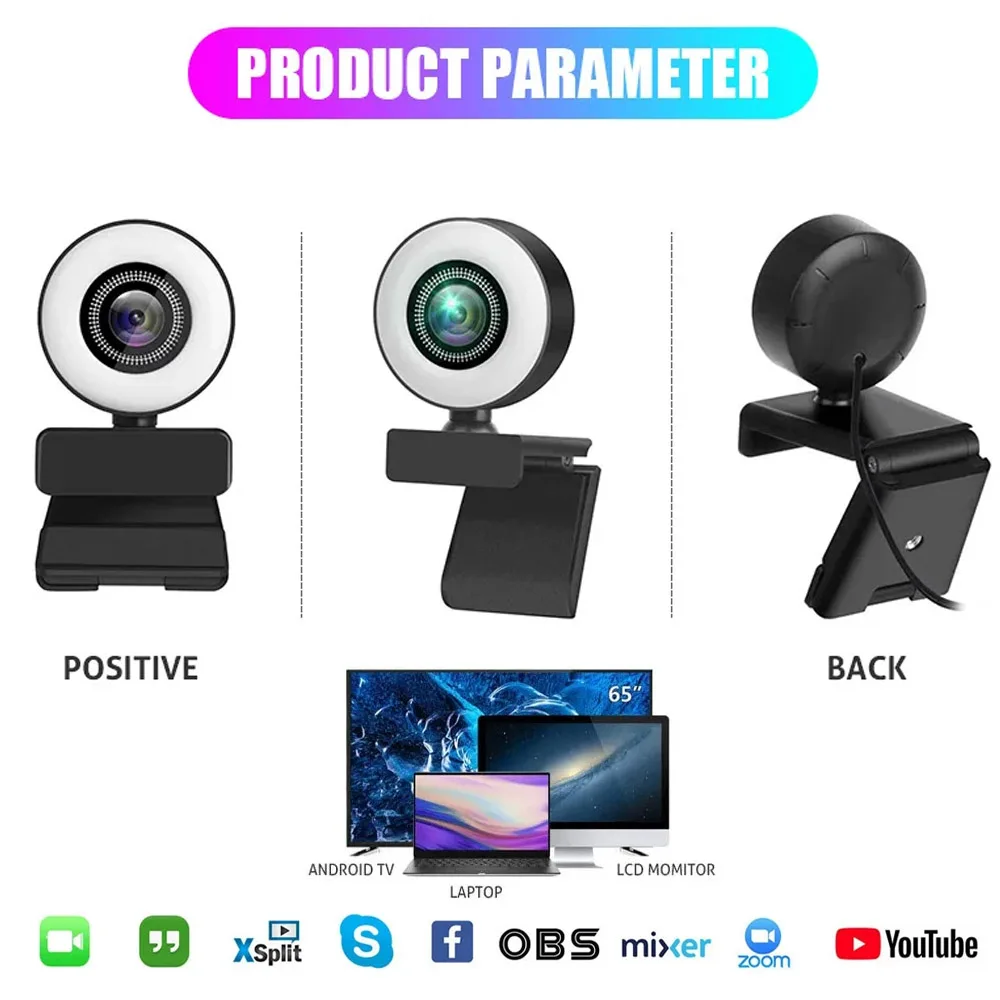 4K /1080P Webcam 2K…