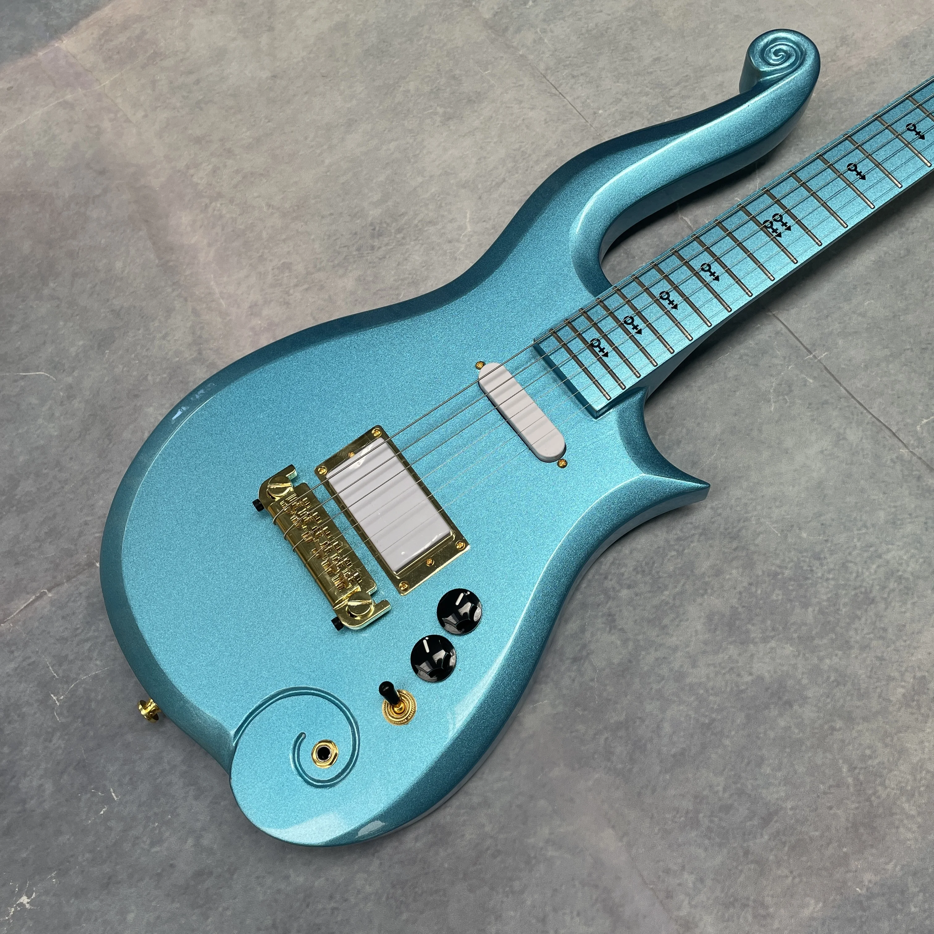 Electric Guitar Beginner - 6 telli metal mavi elektro gitar,