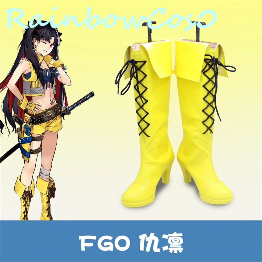 FGO FateGrand Order Archer Rin Ishtar Cosplay Shoes Boots Game Anime Party Halloween Chritmas RainbowCos0 W2390