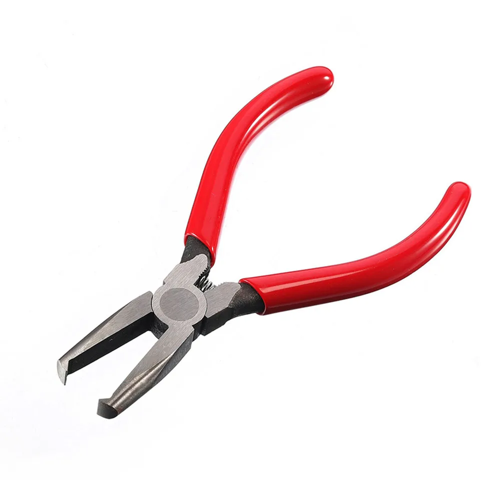 Guitar String Fret End Cutter Tool Pliers String Scissors Fret Cutters Alloy Steel Musical Instrument Guitar Parts With Shim Red