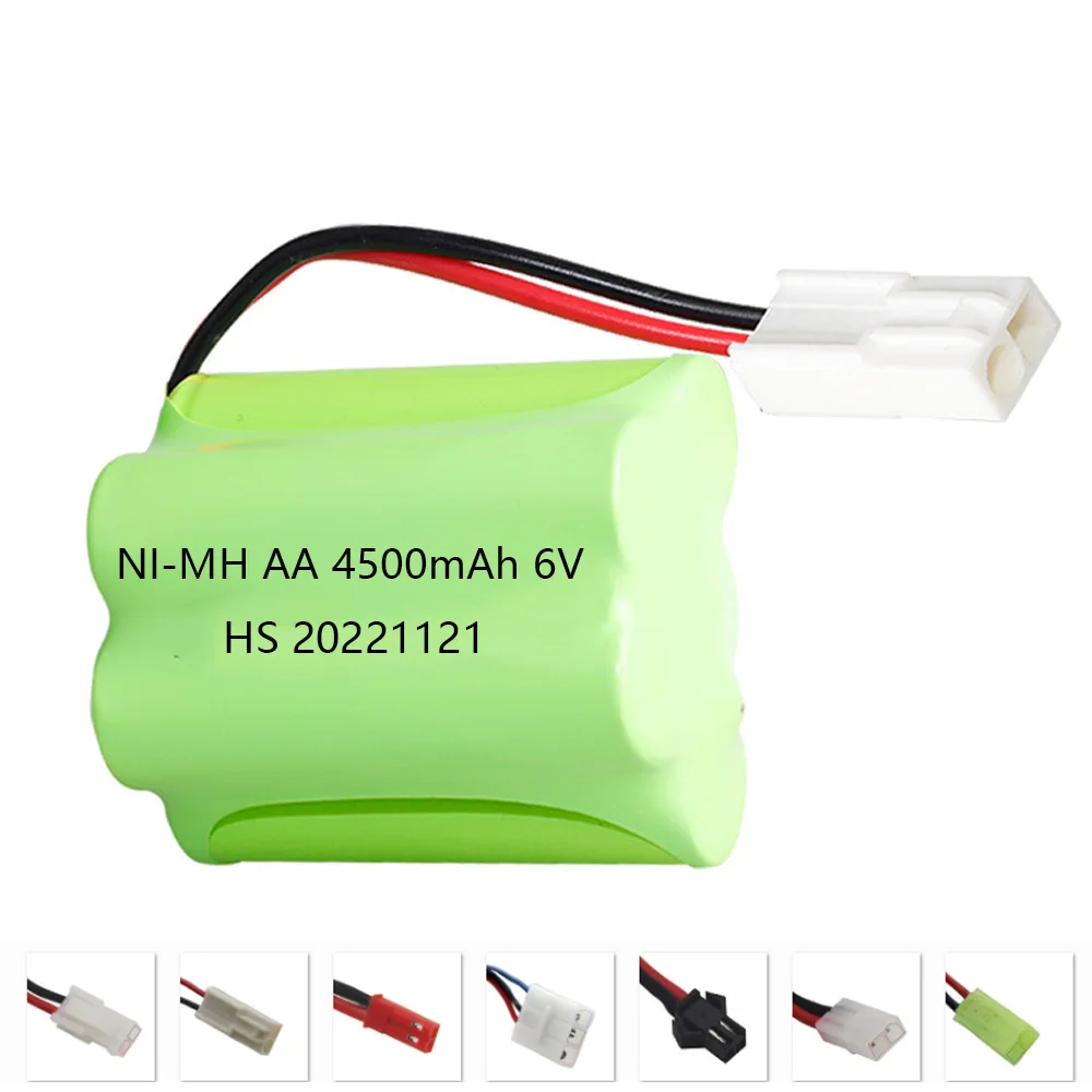 4500mah 4.8v Nimh AA Rechargeable Battery T model For Rc toys Cars Tanks Robot Gun NiMH Battery 4.8v 3000mAh Battery For Rc Boat