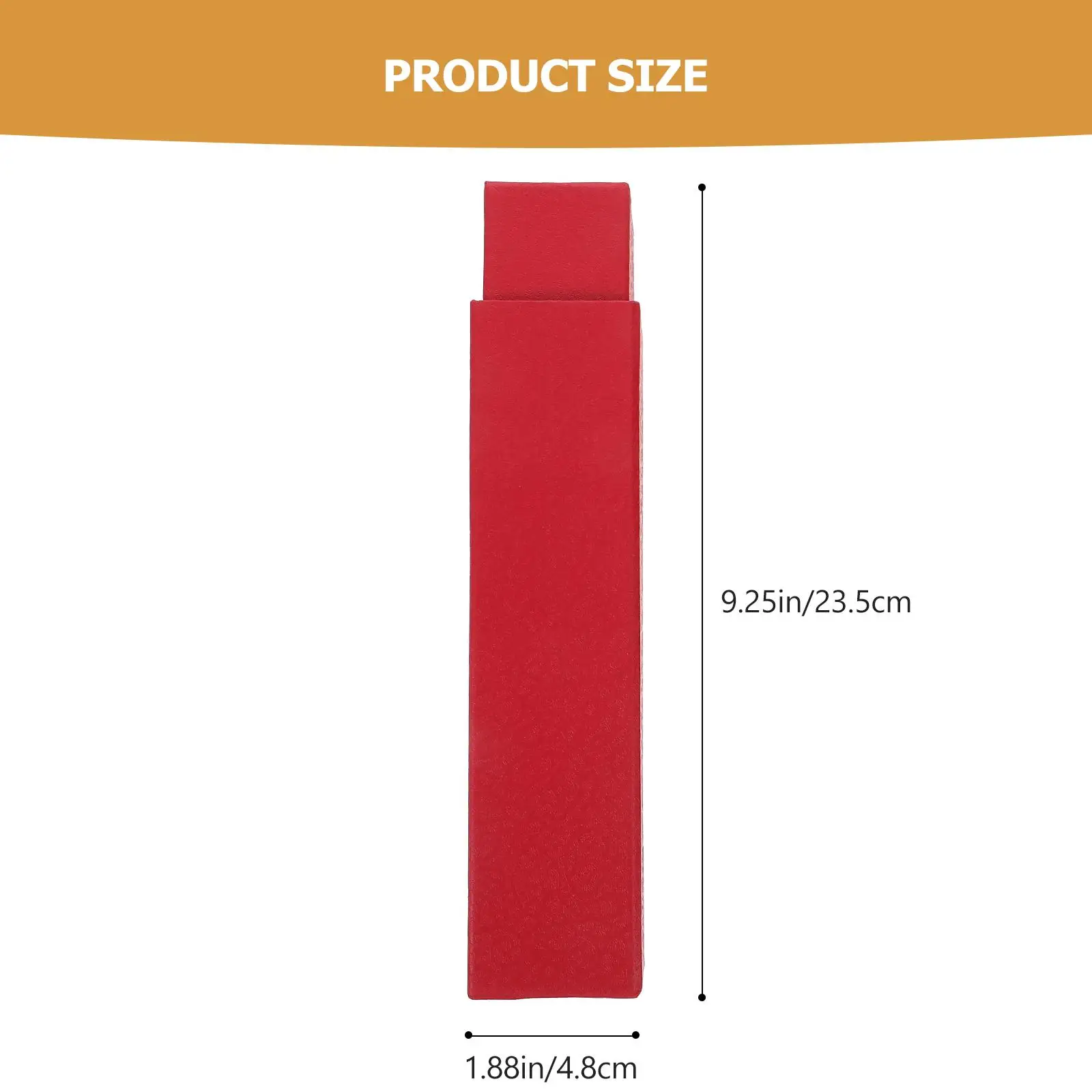 2Pcs Calligraphy Painting Storage Boxes Red Photo Holders Artwork Containers Document Blueprints Paper Solutions