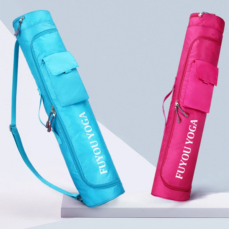 Yoga Mat Storage Bag Female Multiple Pockets Waterproof Sports Fitness Yoga Bag Large Capacity Lightweight Yoga Mat Carrier Case