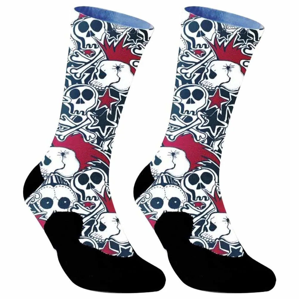 2024 New cartoon Captain Warm Stitching pattern Antiskid Casual Socks Food printing General Socks Cycling Socks