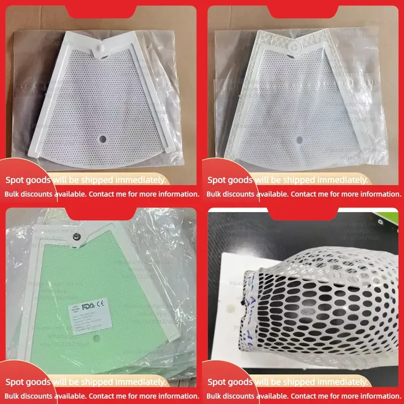 E Type Radiotherapy Mask Thermoplastic Head Mask Elekta Baseplates with 3 Pressure Point Fixation
