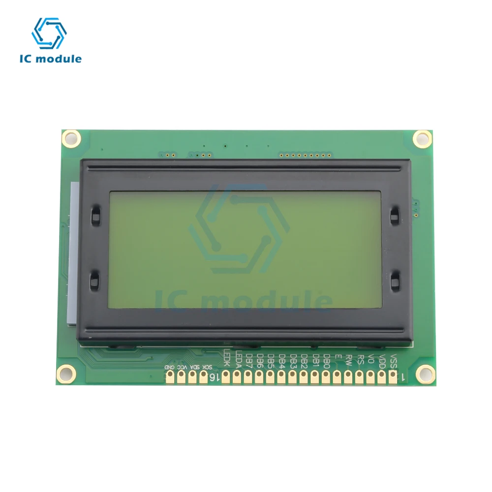 1604A LCD DC 5V Blue Blacklight 16*4 16x4 Character LCD1604 Digital LCD 1604 Screen Display Module Board for Arduino