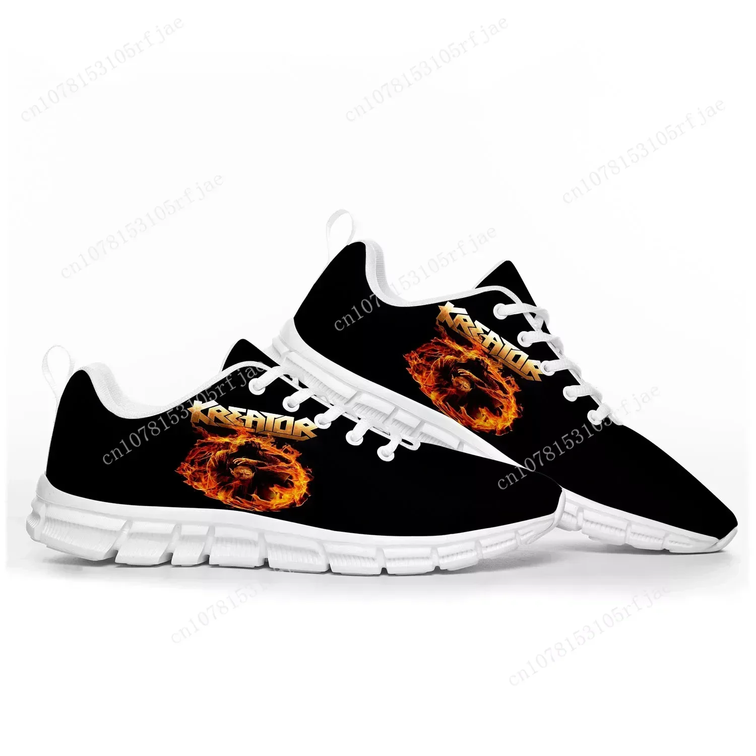 

Kreator Band Sports Shoes Mens Womens Teenager Children Sneakers Gods of Violence Custom Made High Quality Couple Shoes White