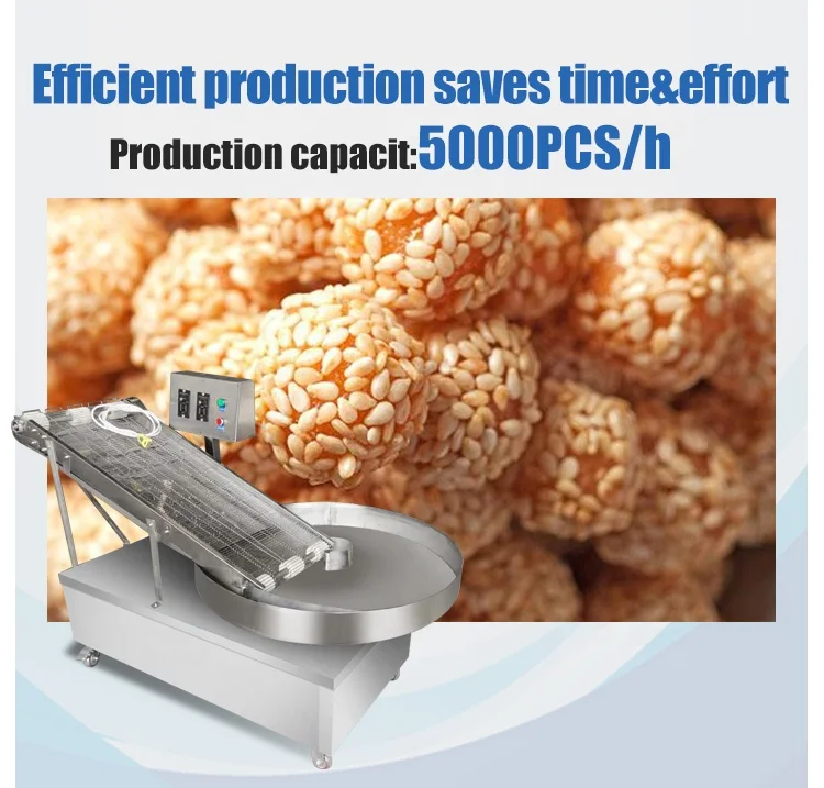 Industry Automatic 900mm Diameter Rotary Table Sesame Bread Crumbs Coating Machine for Meat Patty Fillet Tempura