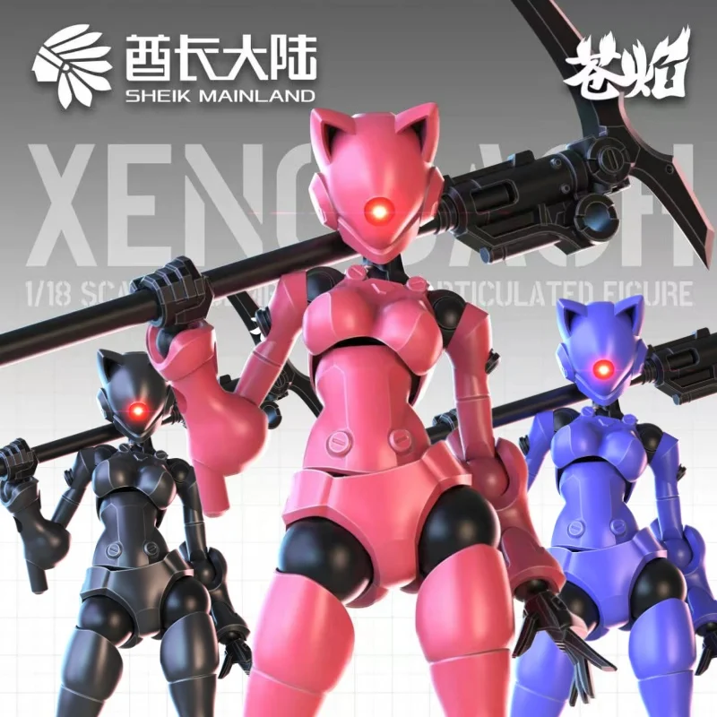 

Новая сборная модель Sheik Mainland XENODASH 3min A Project в масштабе 1/18, подвижная фигурка, игрушка, экшн-фигурка, подарок на день рождения для мальчика