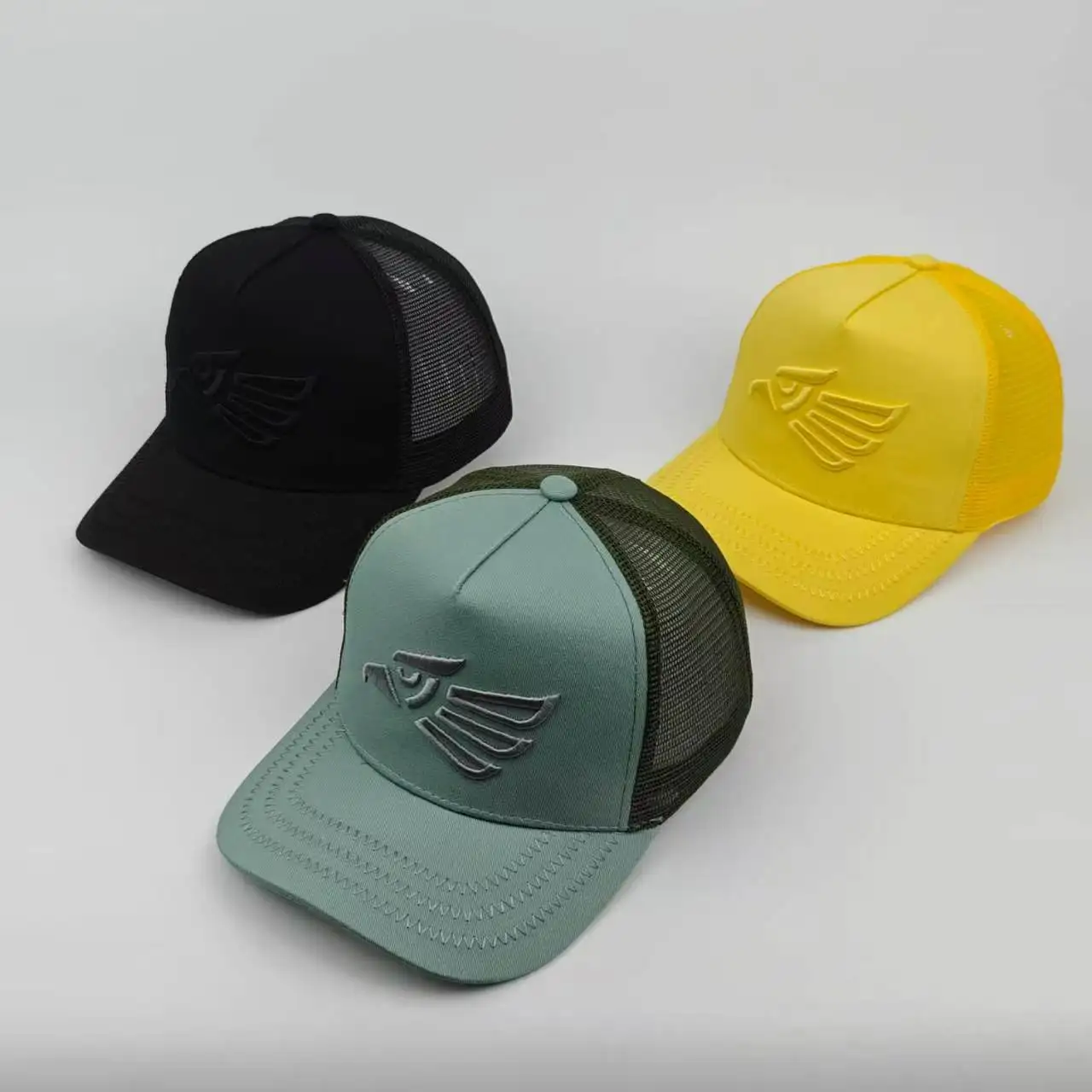 Unisex Mexican Eagle Label Baseball Net Caps Adjustable Casual Hats Spring and Summer Outdoor Sunscreen Hat