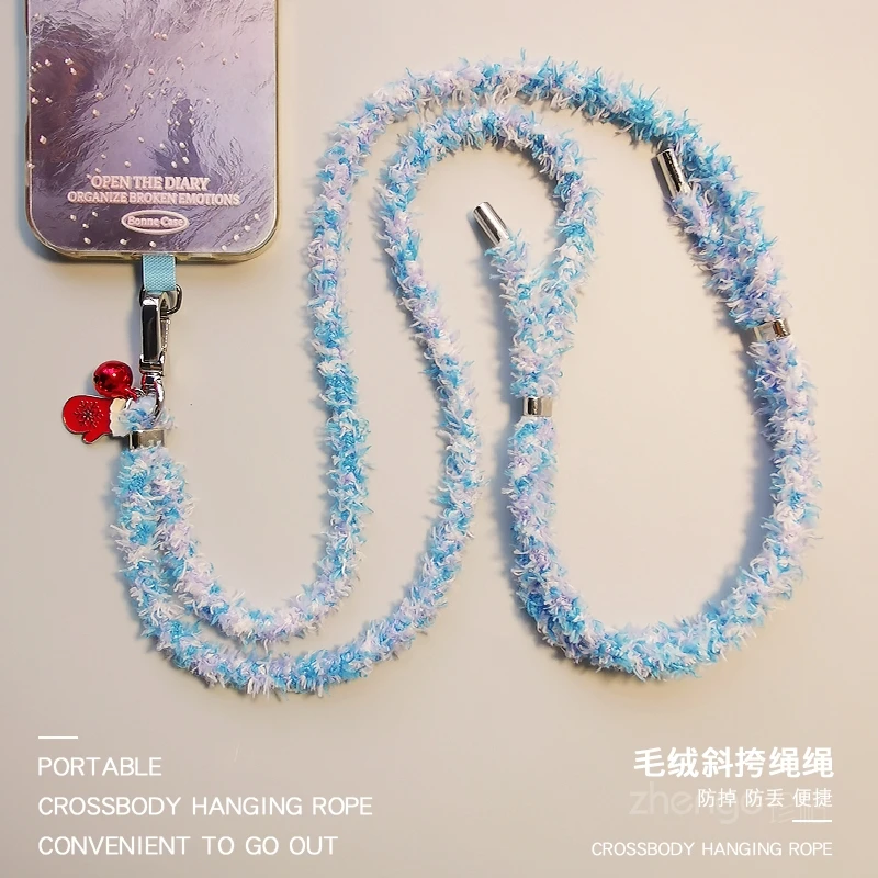 

Mobile Phone Lanyard Color Collision Crossbody Multifunctional Adjustable Price Hanging Neck for Women Outdoor Anti Loss