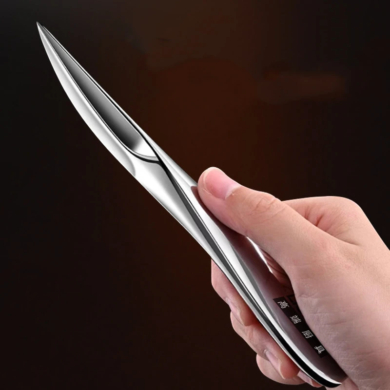 

GEDO LFGB Certification Ultra Hard 420 Stainless Steel Oyster Open Knife 202g Heavy Uncut Seafood Opener with Ergonomic Handle