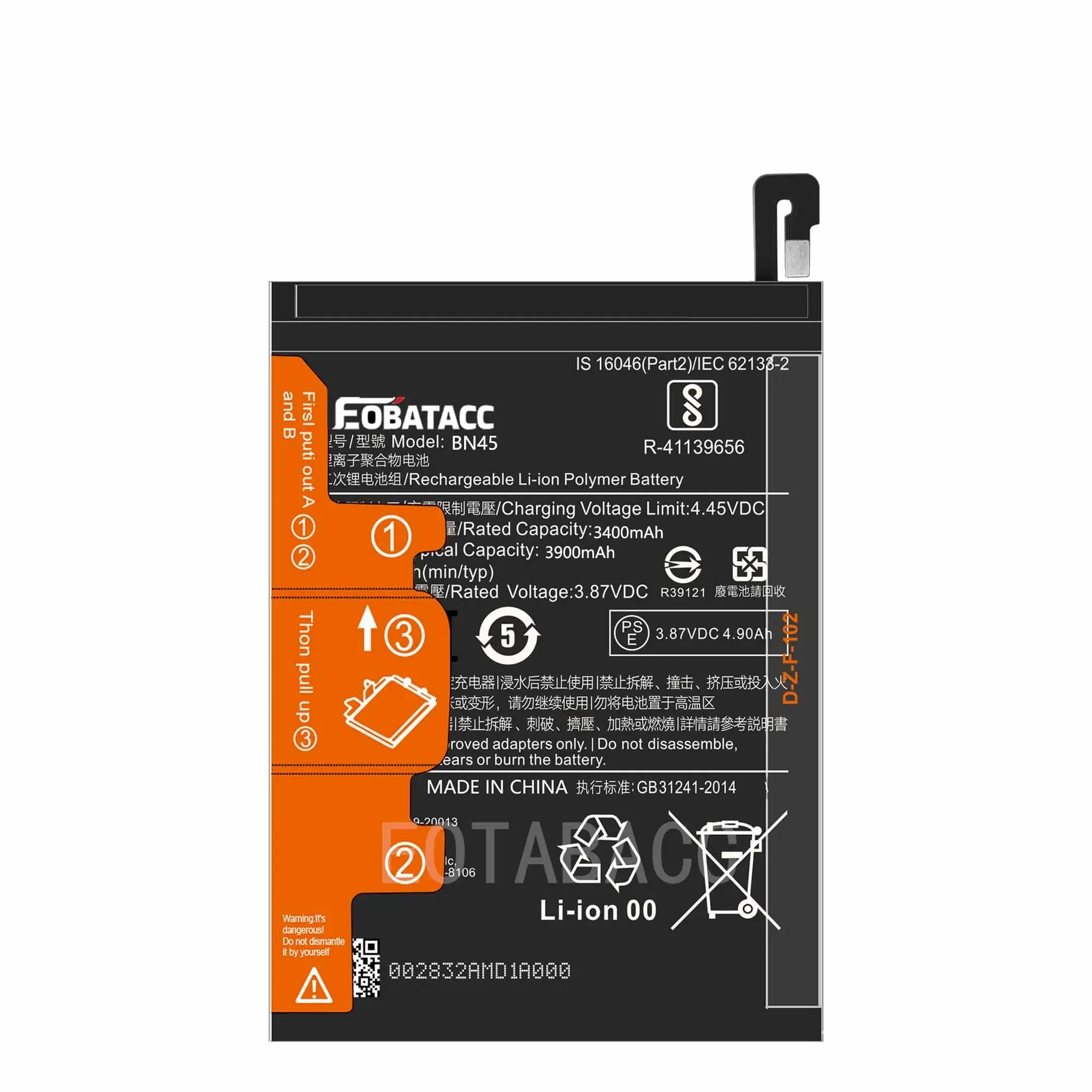 EOTABACC 100% New Original Battery BN45 For XIAOMI REDMi note5 Pro/note5/Mi Note5 Battery +Tools