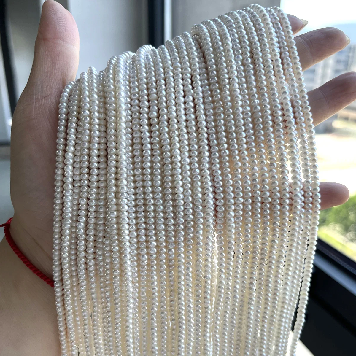 

AAA Natural Freshwater Pearls Delicate Small Bread Isolation Beads for Jewelry Making DIY Women Necklace Bracelet Accessories