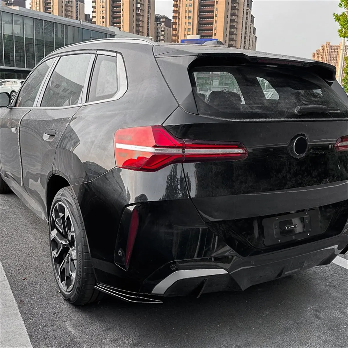 #78X (Black)For BMW X3 G45 M Sport 2025+ Car Rear Bumper Lip Diffuser Splitter,Automotive Parts & Accessories