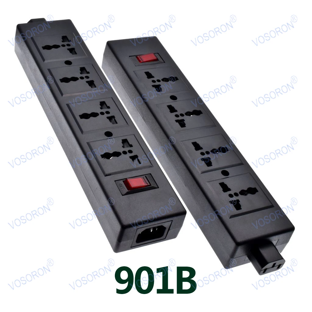 PDU Power Strip Extended for laboratory Overload Protector ,with safety Shutter Universal Outlet extend with IEC320 C13 Outlet