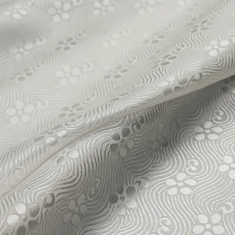 White silk pure fabric new Chinese-style Hanfu and cheongsam