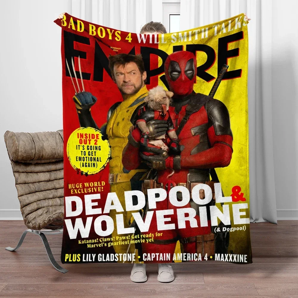 Deadpool & Wolverine blanket. Four seasons blanket.for sofa, beds, living room, travel picnic blanket gifts  throw blanket