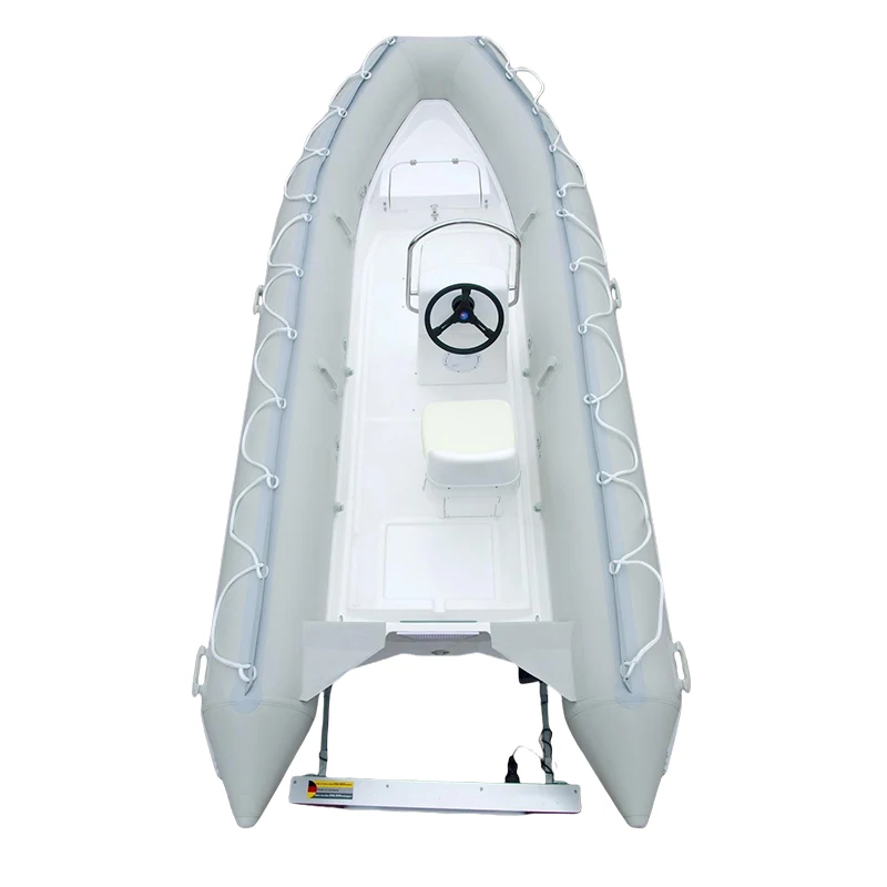 New  Inflatable Boat With Fiberglass Hull For Sports And Fishing In River And Lake