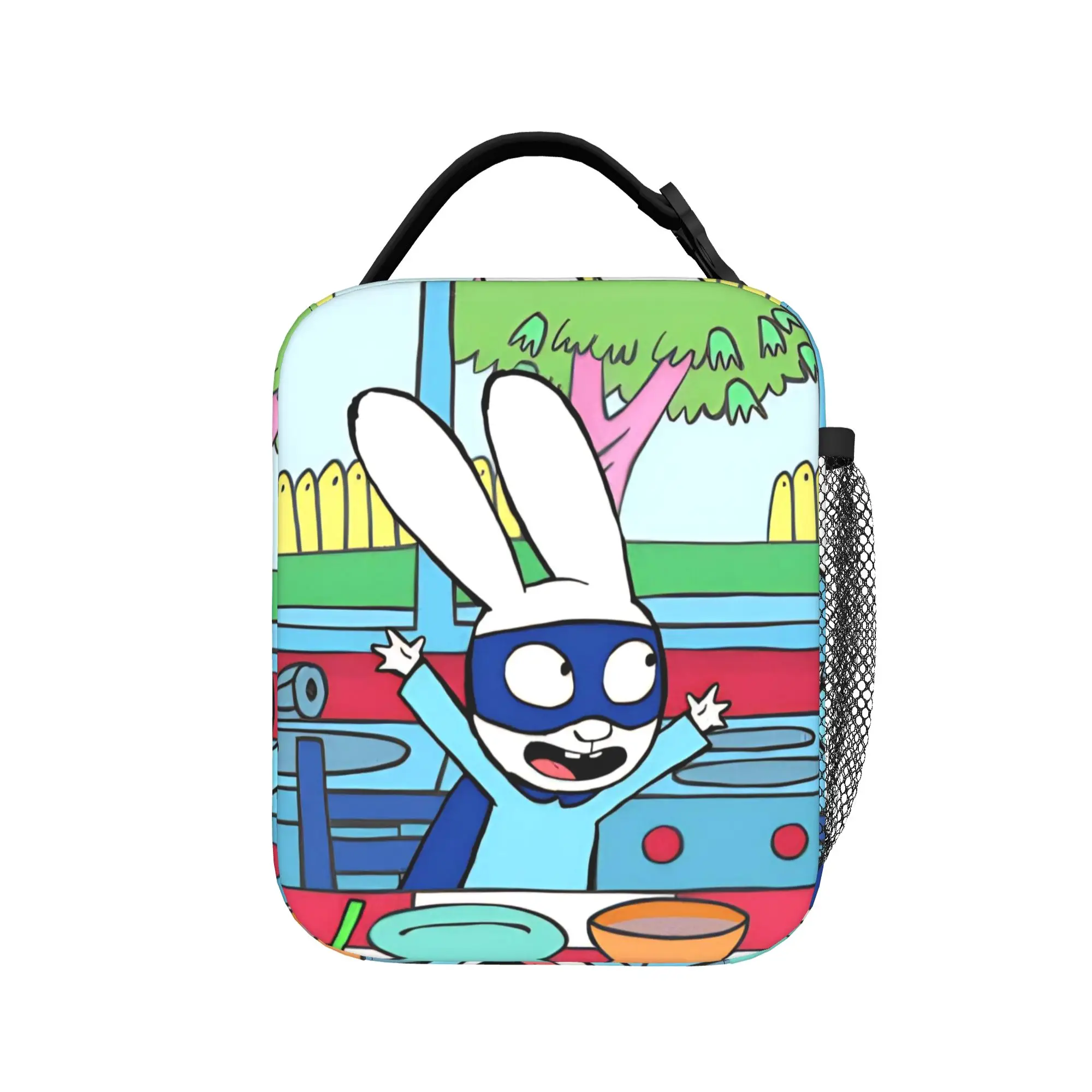 Cute Bunny Simons Super Rabbit Insulated Lunch Bag Portable  Meal Container Cooler Bag Tote Lunch Box Office  Outdoor Food Bag
