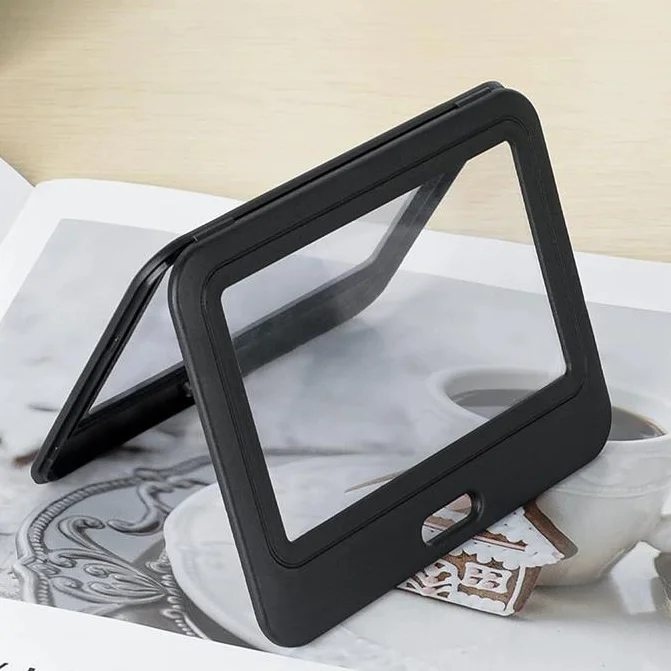 Double Sided Plastic Badge Holder Retractable Card Protector with Firm Clip for School Work and Event Use