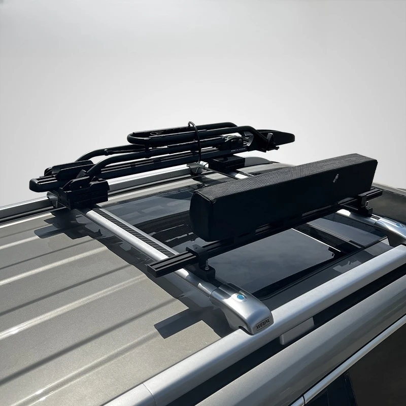 Roof bicycle rack, car car road bicycle place fixed luggage bracket, lay down flat