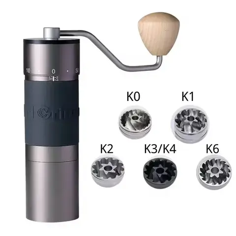 New Kingrinder K2 Coffee Bean Hand Grinder Pour Over Coffee Hand Mill Portable Metal Coffee Grind Machine Home Mill Grinder