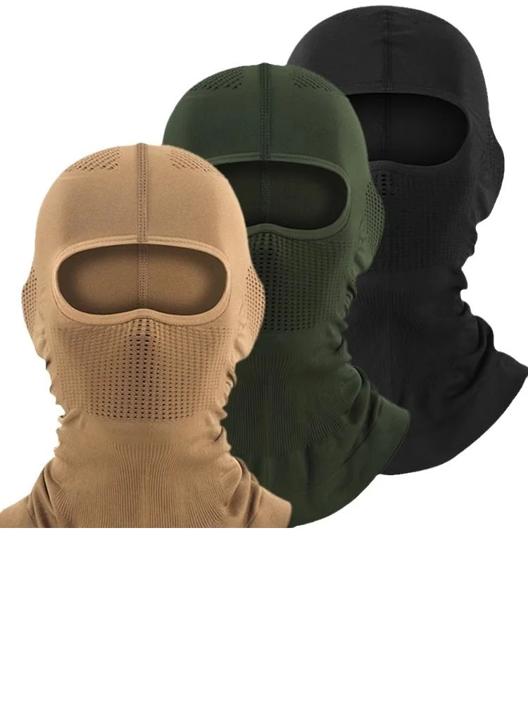 Full Face Mask Scarf  Skiing, Cycling, Motorcycle, Face Cover, Sunscreen, Breathable Neck, Head Warmer, Tactical Helmet Liner