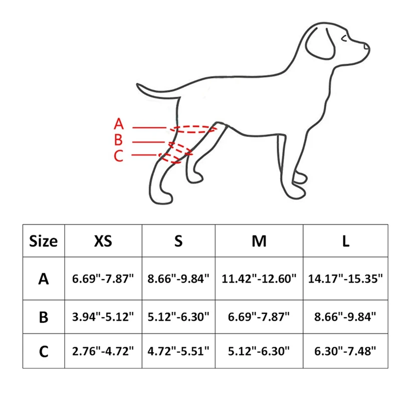 Pet Knee Pads Support Brace for Leg Hock Joint Wrap Breathable Injury Cover Legs Dog Protector Support Protect Bandage Supplies