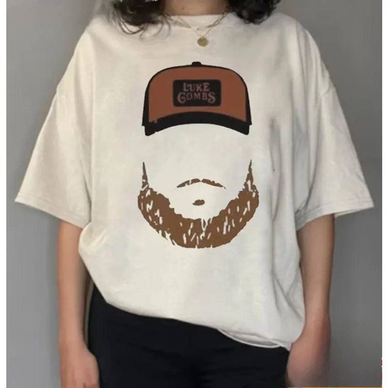 Luke Combs Merch T-shirt Merch Men Short Sleeve Women Funny Tee Unisex Harajuku Tops