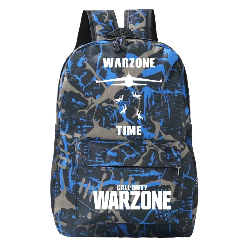 Mochila con estampado de Call Of Duty Warzone para niños y niñas, Bolsa Escolar personalizada, regalos